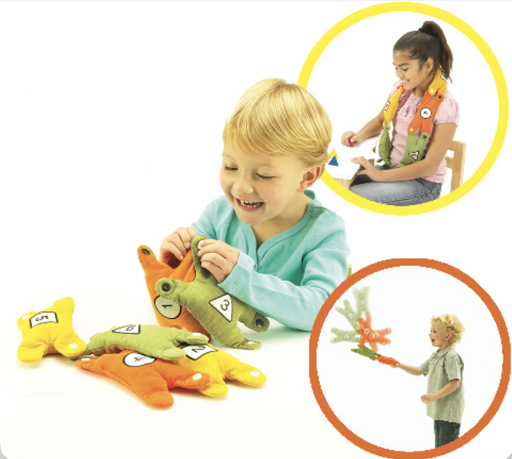Children playing with Development by Design toys